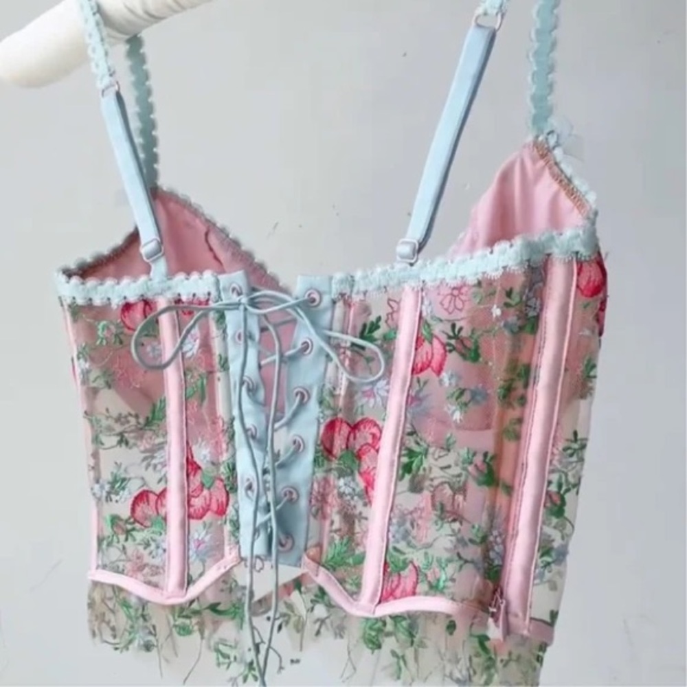 For Love and Lemons Victoria’s Secret Swaying Rose Bustier - Picture 5 of 7